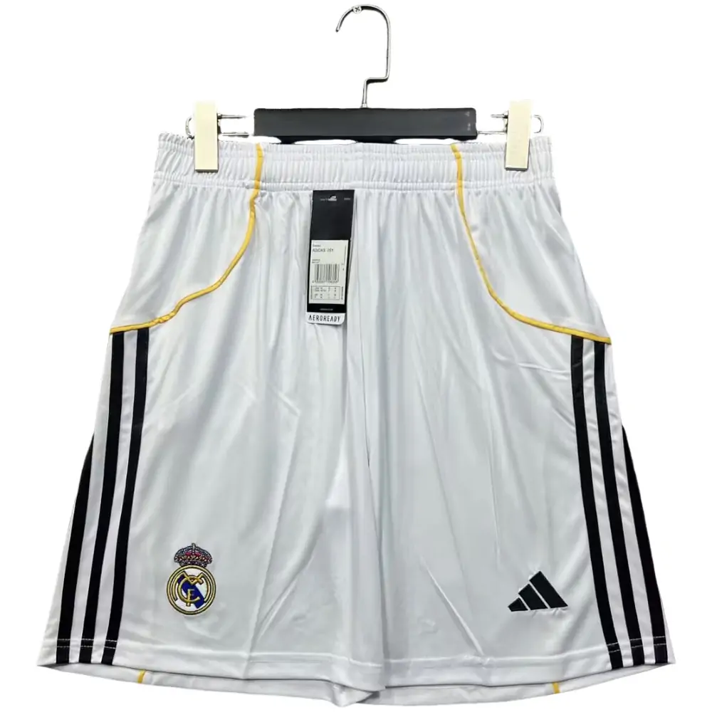2025-26 Real Madrid Home Shorts - Fans Edition