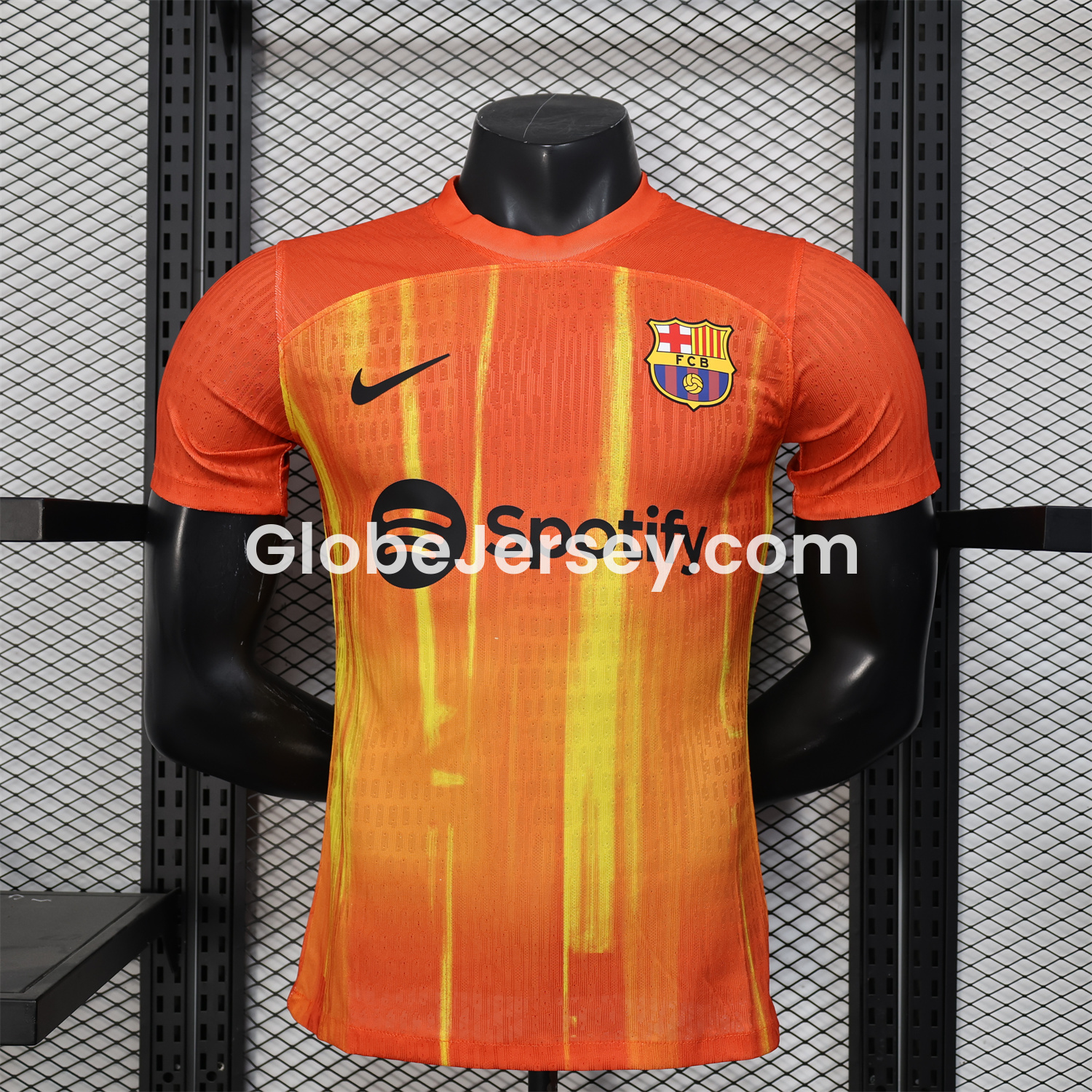 Barcelona 25-26 Spotify Orange & Yellow Special Jersey - Player Version