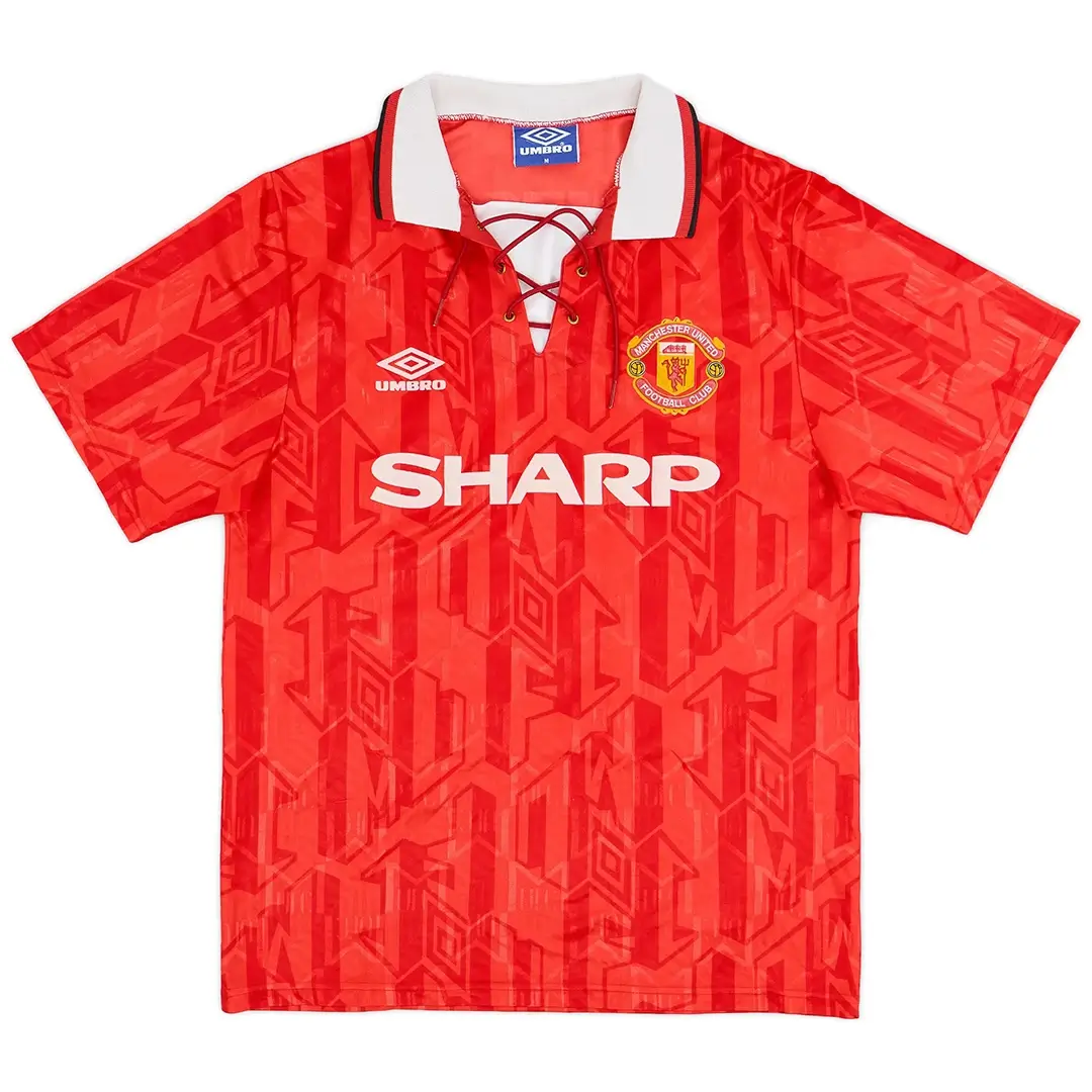 Cantona #7 Retro Manchester United 1992/94 Home Jersey