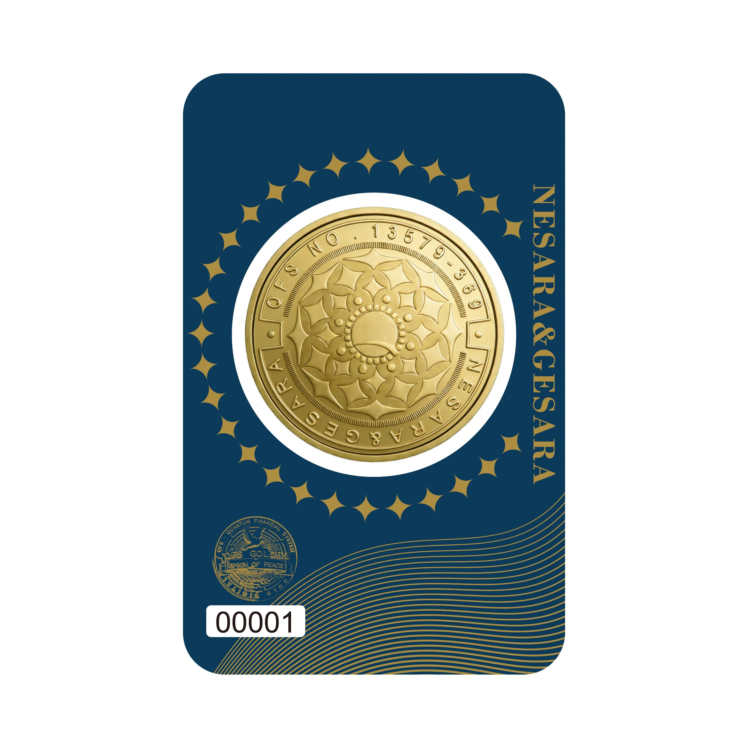 Nesara Gesara QFS Gold Coin