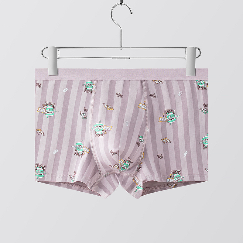 Boy medium waist briefs youth fashion shorts for men