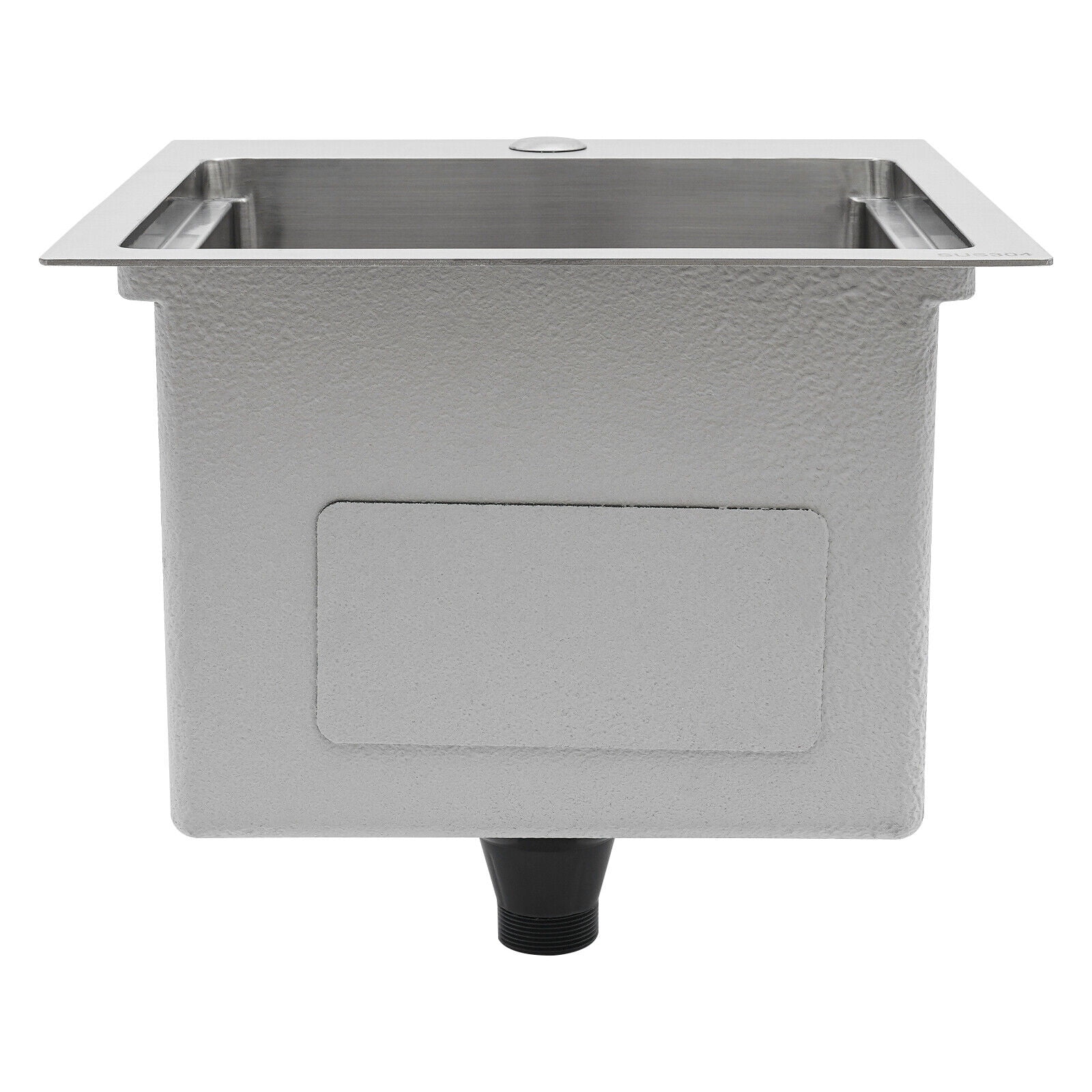 15 x 15 inch Stainless Steel Drop-in Bar Sink Topmount Kitchen Sink Single Bowl