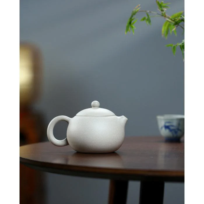 Yixing Teapot White Jade Duan Ni Clay 250ml