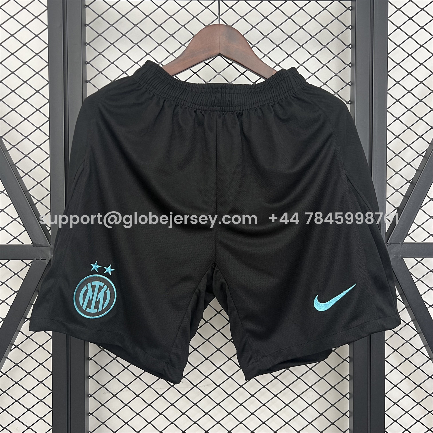 Inter Milan 25-26 Home Black Shorts - Fans Version