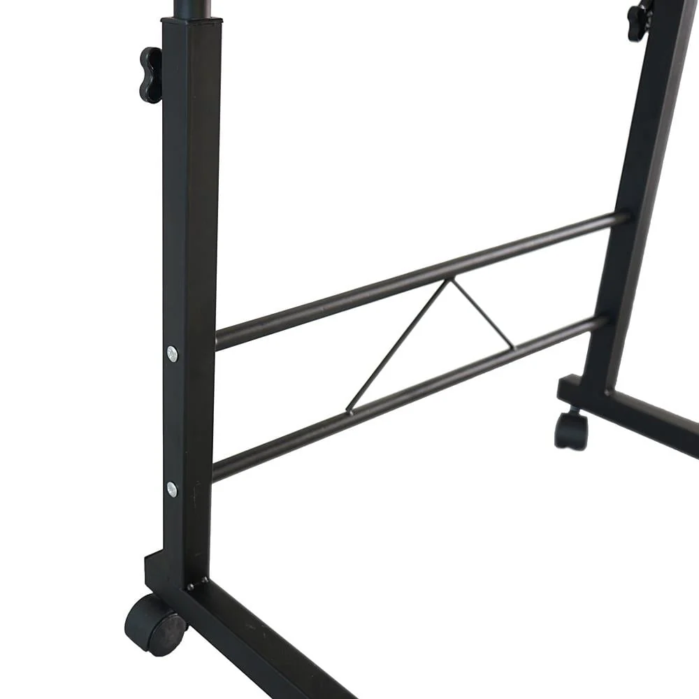 Zimtown Removable Laptop Table Stand Height Adjustable Computer Desk Sofa Bed Tray Black