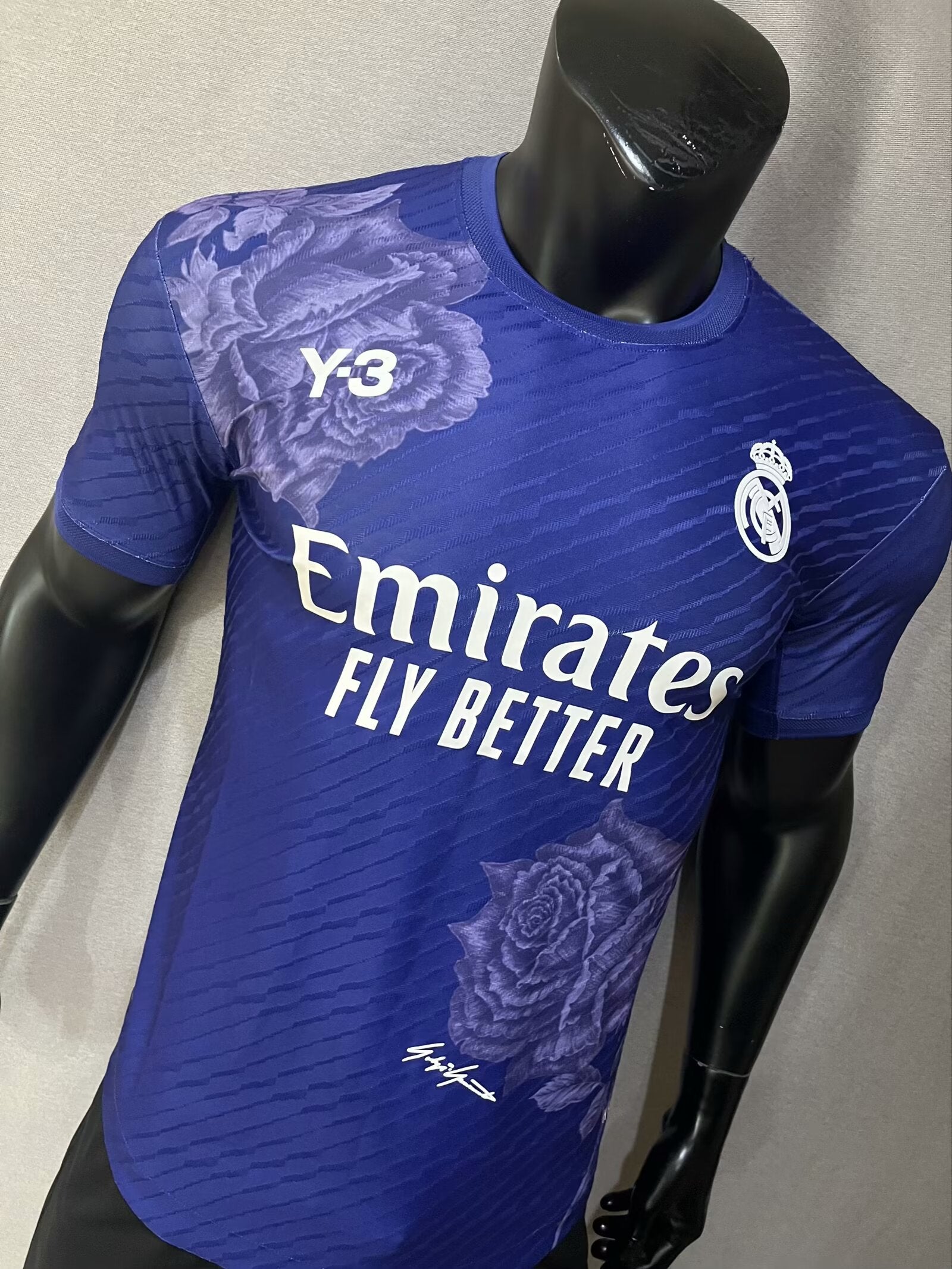 2024-25 Player Edition Real Madrid Y3 Purple Joint Jersey