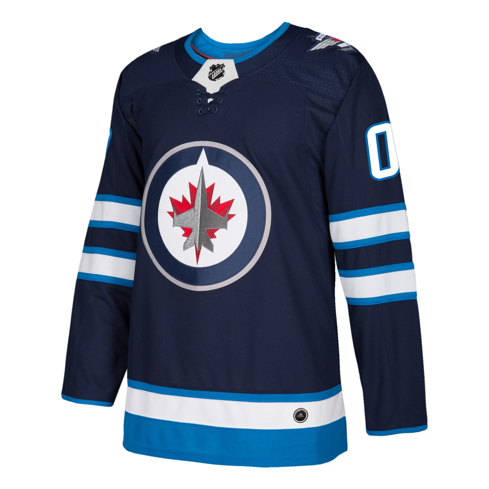 Winnipeg Jets   Custom Jersey – Navy