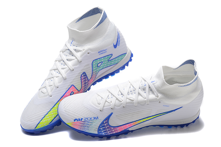 Assassin XV high-top fully knitted waterproof MD air cushion grass spike football shoes