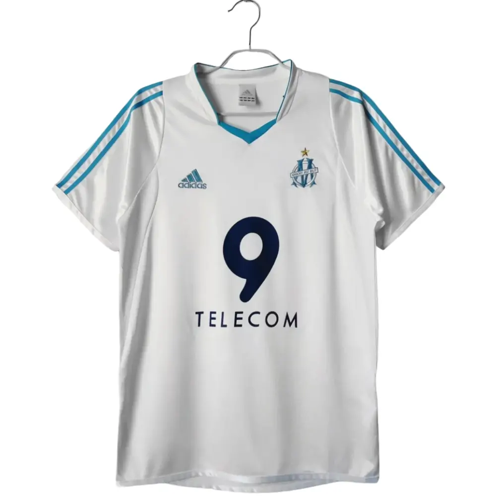 2002/03 Marseille home white retro jersey - Fans Edition