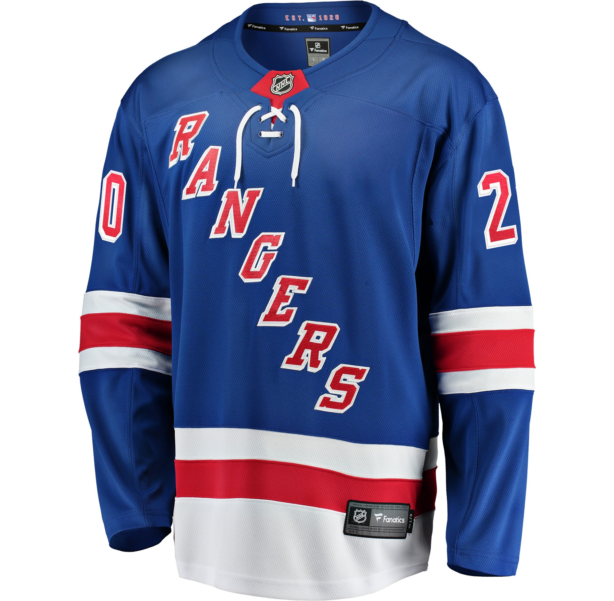 Chris Kreider New York Rangers Fanatics Home Breakaway   Jersey – Blue