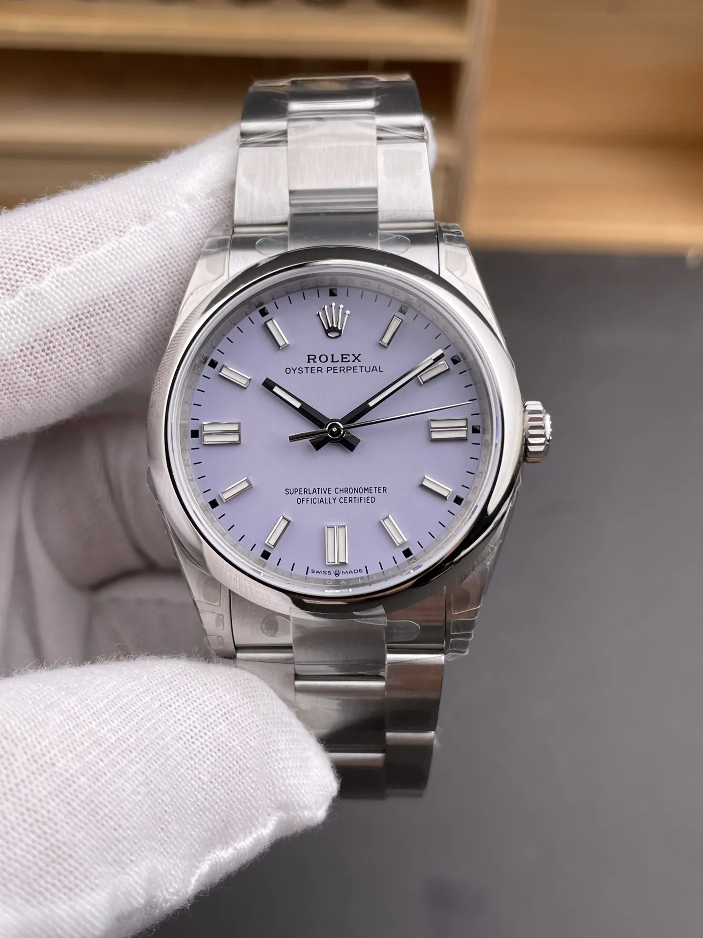 Rolex Oyster Perpetual Lavender 36mm
