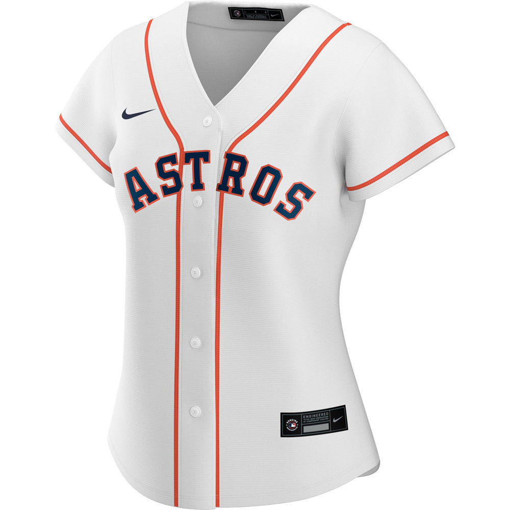 Womens Houston Astros Alex Bregman Cool Base Replica Jersey White