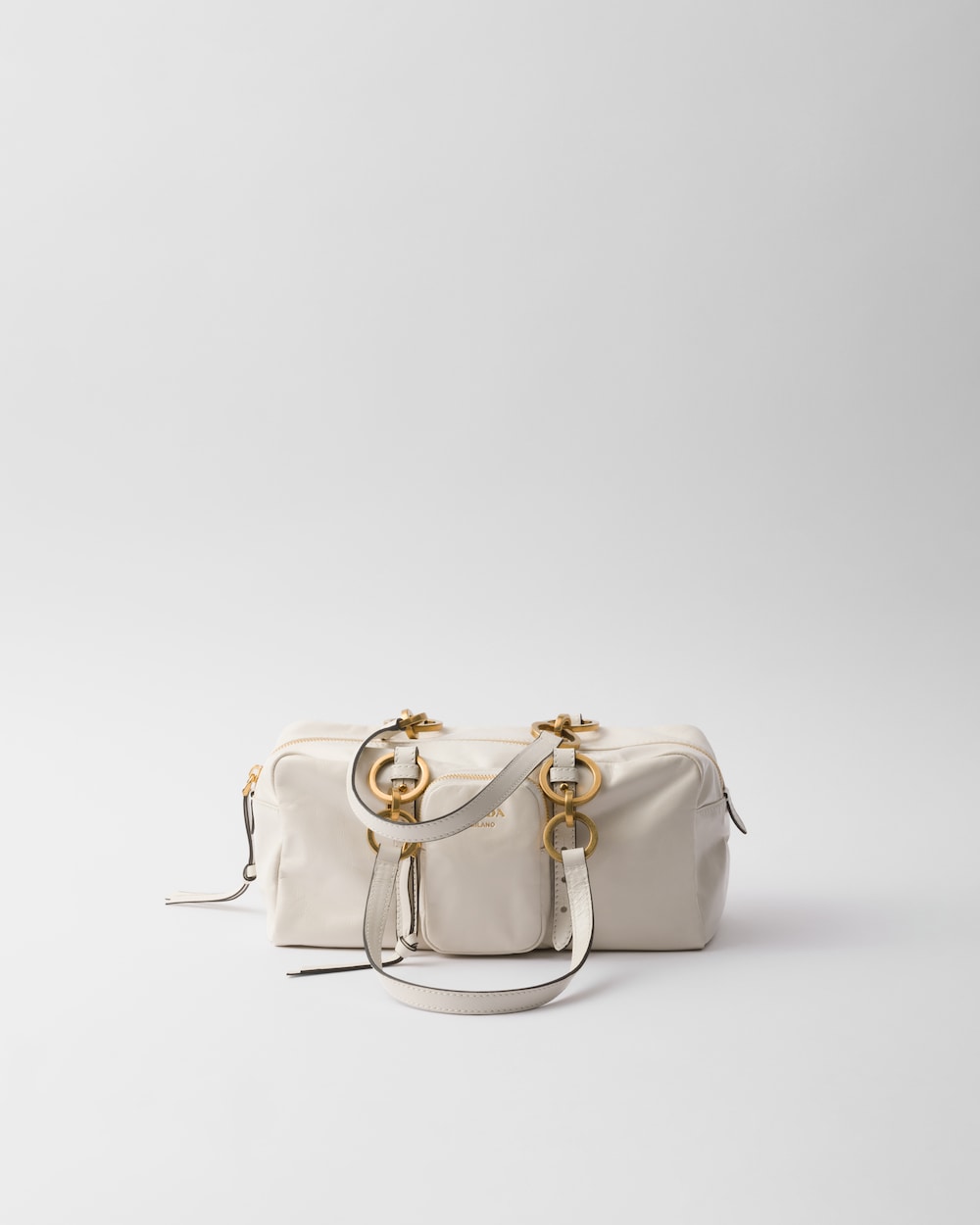 Dangle Medium Leather Top-Handle Bag