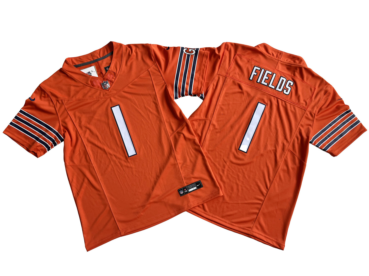 Chicago Bears 1# Justin Fields  Vapor F.U.S.E. Limited Jersey
