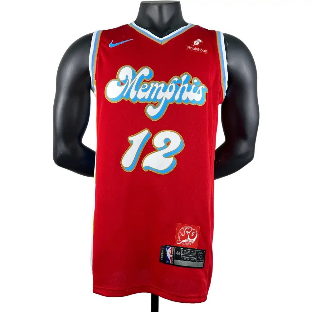 Embroidery 25th season Grizzlies City Edition No. 12 Morant