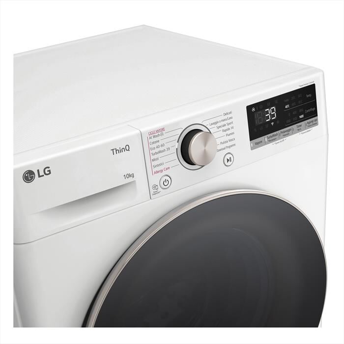 LG - Lavatrice AI DD R7 F4R7010TSWG 10kg Classe A-Bianco