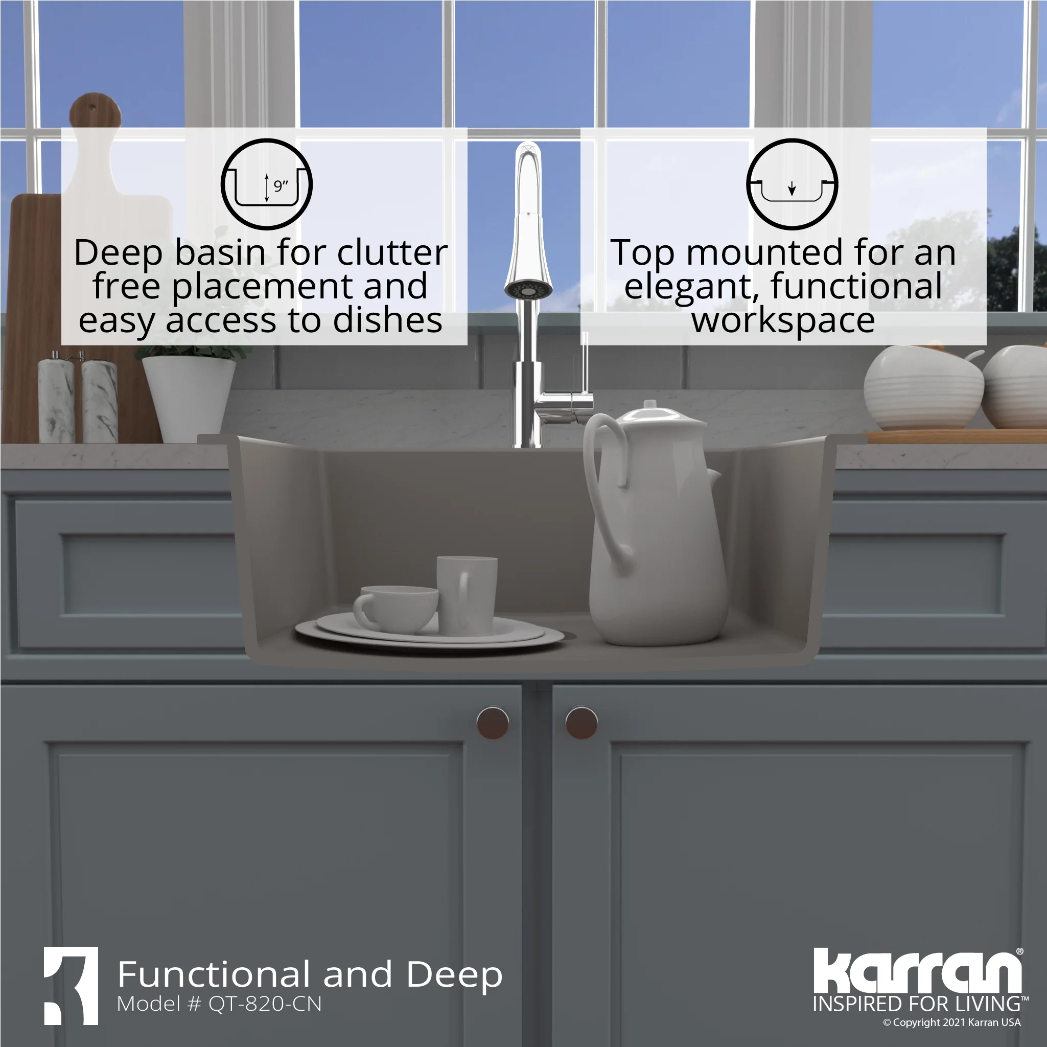 Karran Usa Qt-820 Top Mount 25