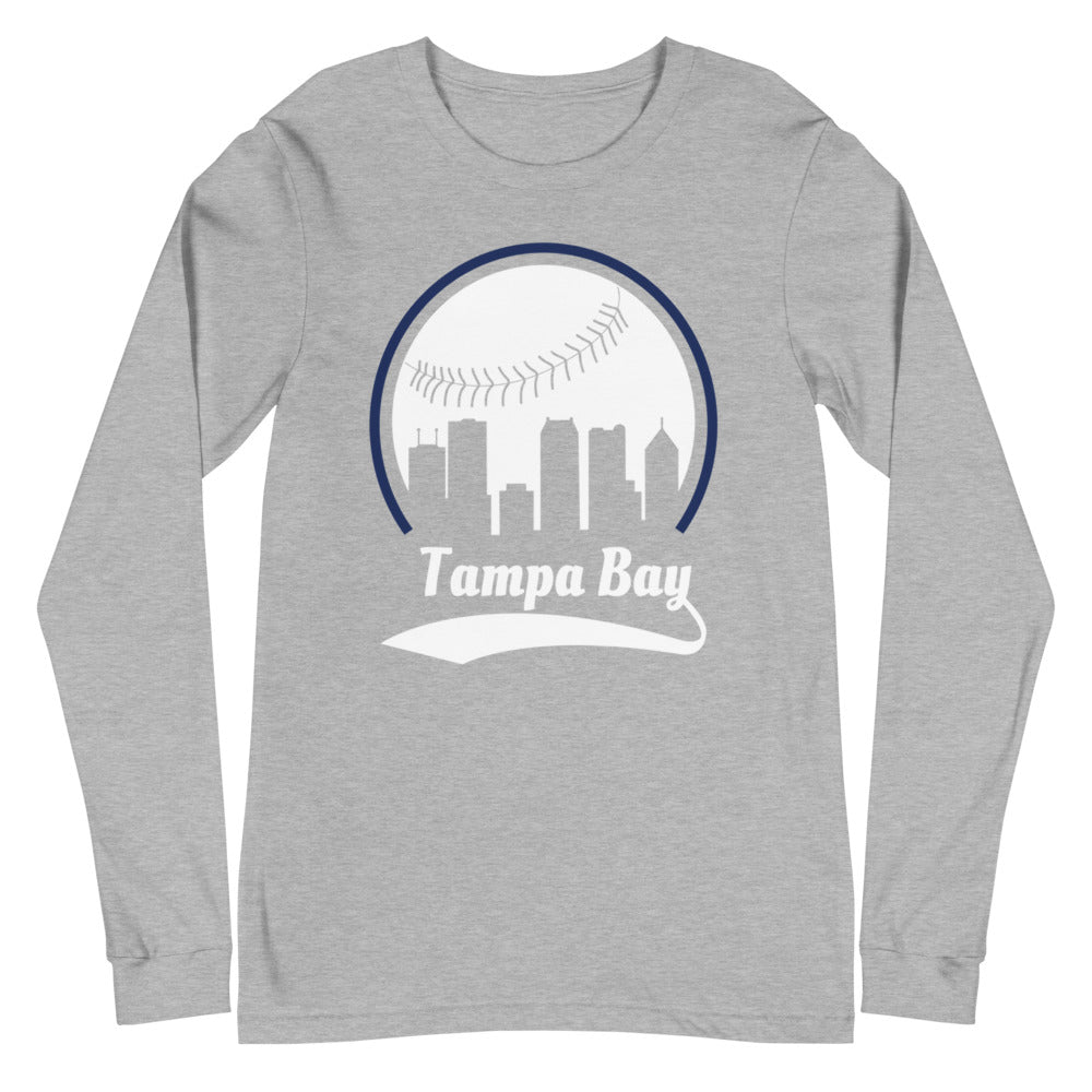 Unisex Tampa Bay Rays Baseball Long Sleeve Tee Shirt