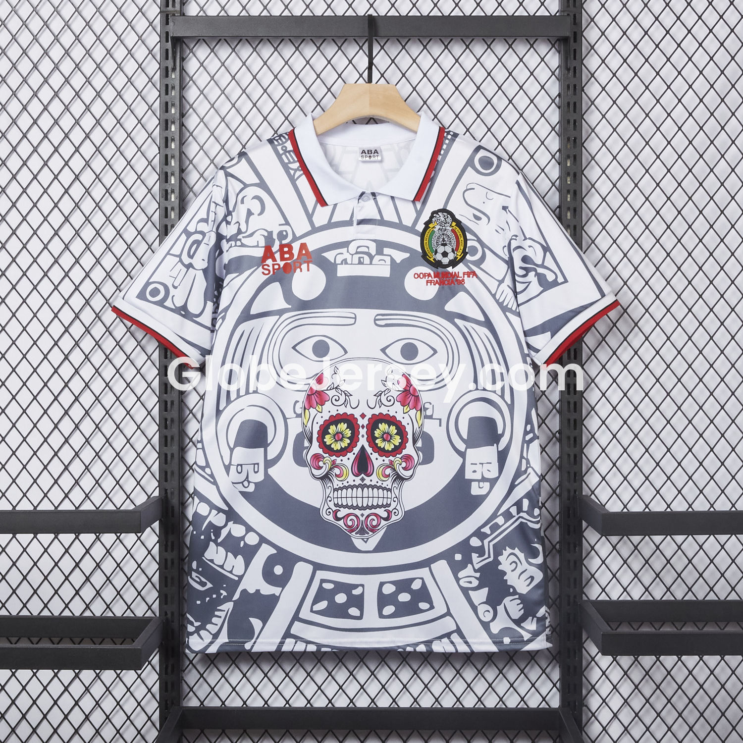 Retro Mexico 1998 Away Grey Special Edition Jersey