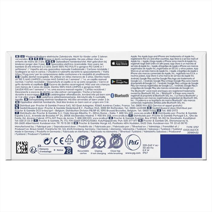 ORAL-B - Spazzolino elettrico IO5 S-BIANCO