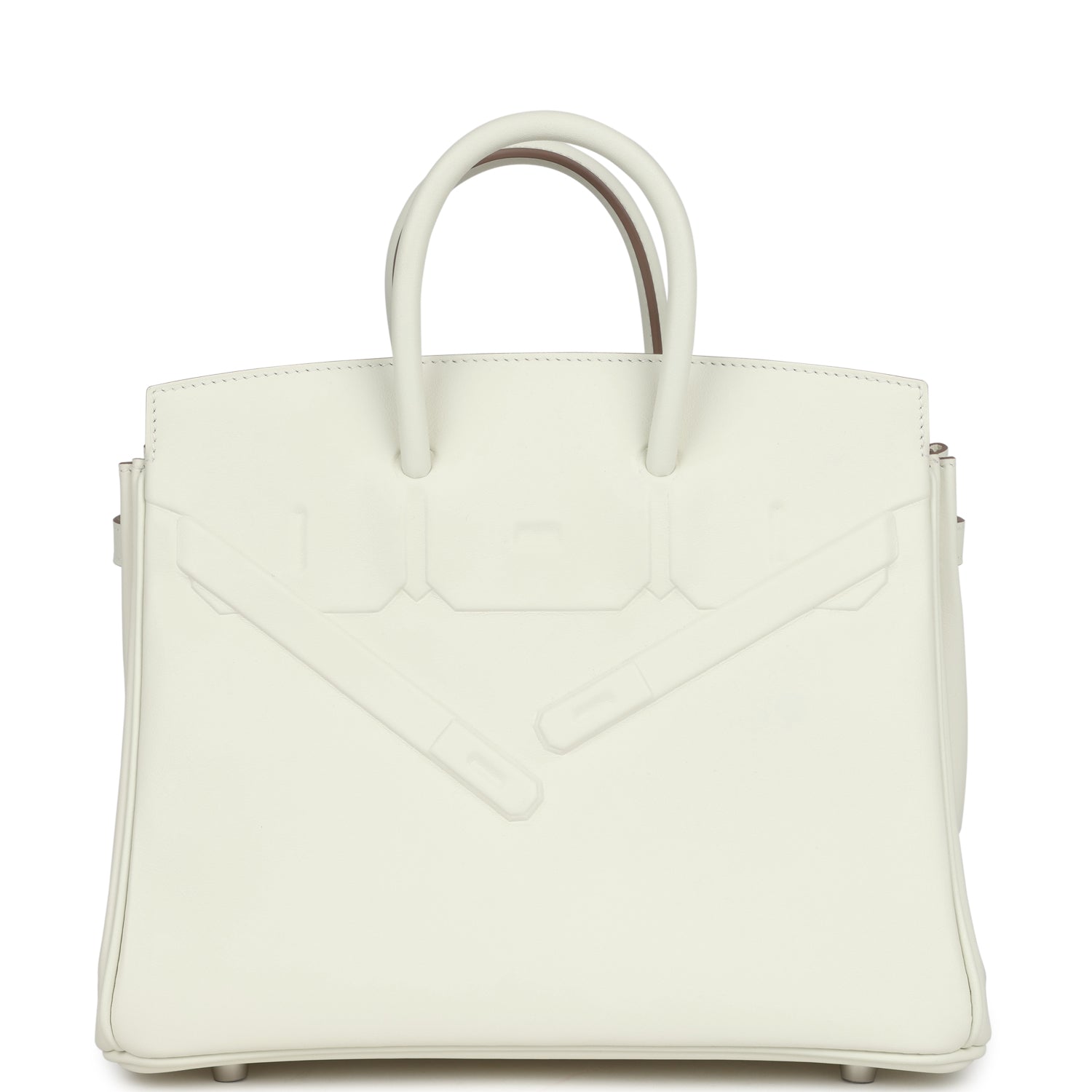 Birkin Shadow 25 Mushroom Swift Palladium Hardware