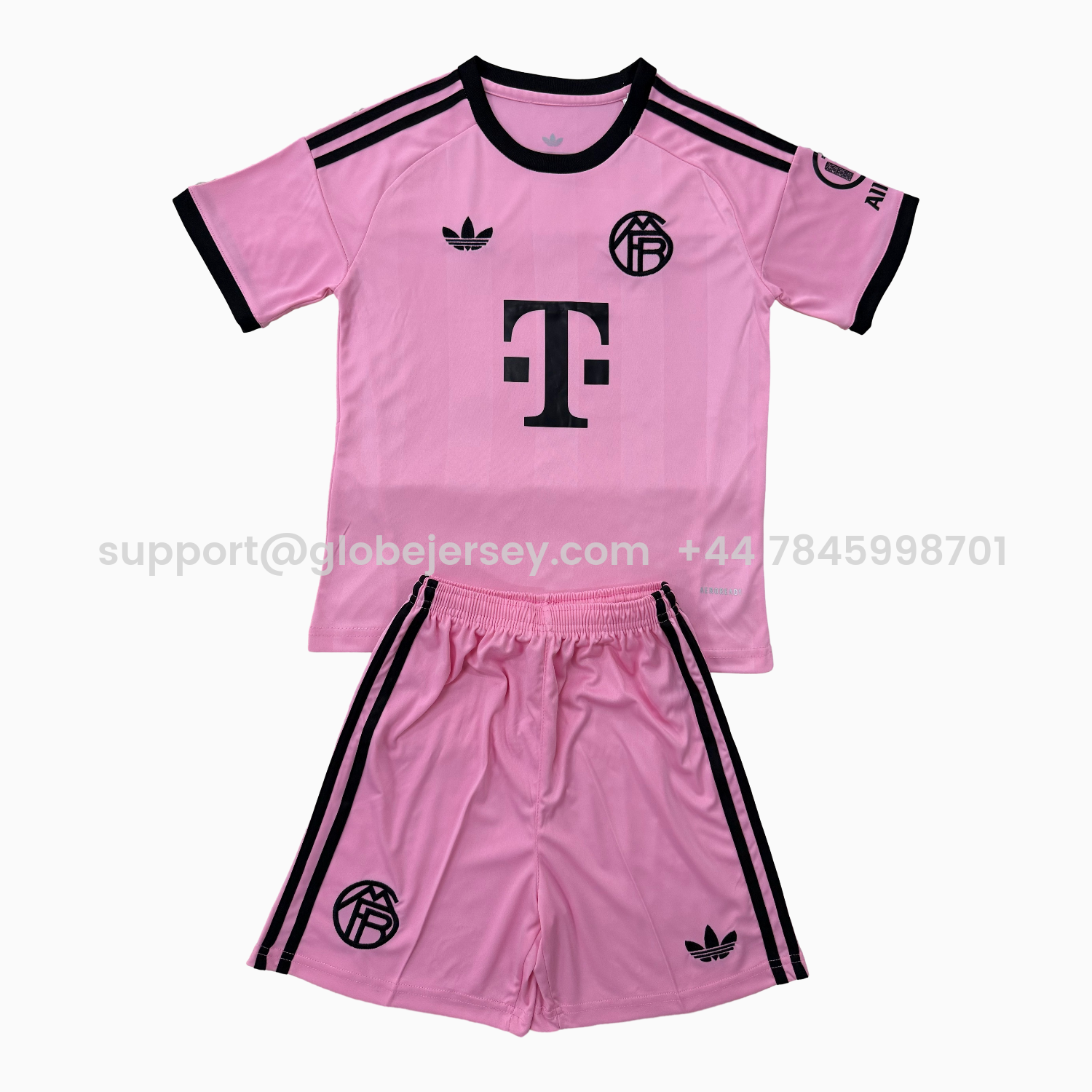 Bayern Munich 25-26 Pink Goalkeeper Men's Adult Jersey Set - Fans Version