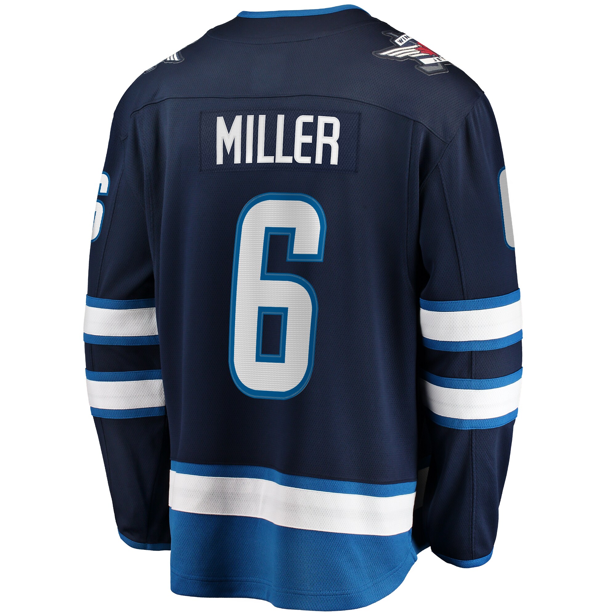 Colin Miller Winnipeg Jets Fanatics Home Premier Breakaway   Jersey – Navy