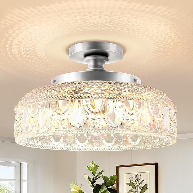 MELLOWWLITE Semi Flush Mount Ceiling Light