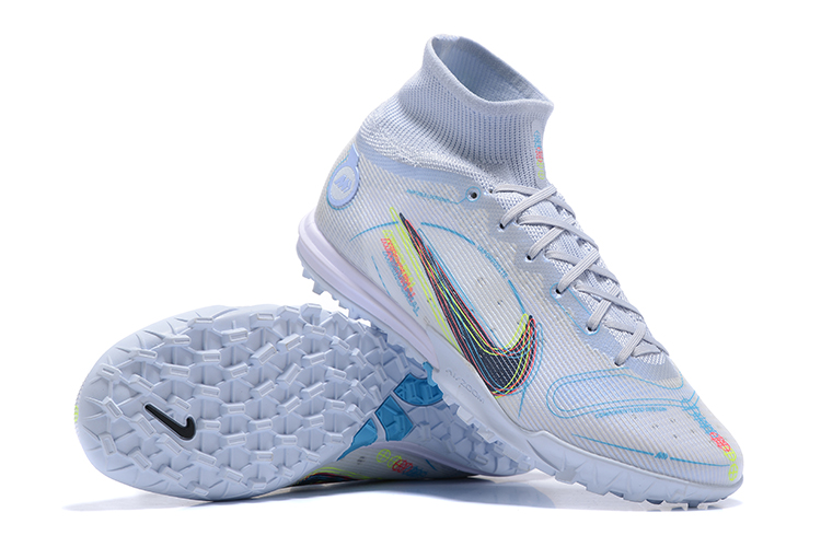 Assassin 14th generation high-top fully knitted waterproof MD air cushion grass stud football shoes