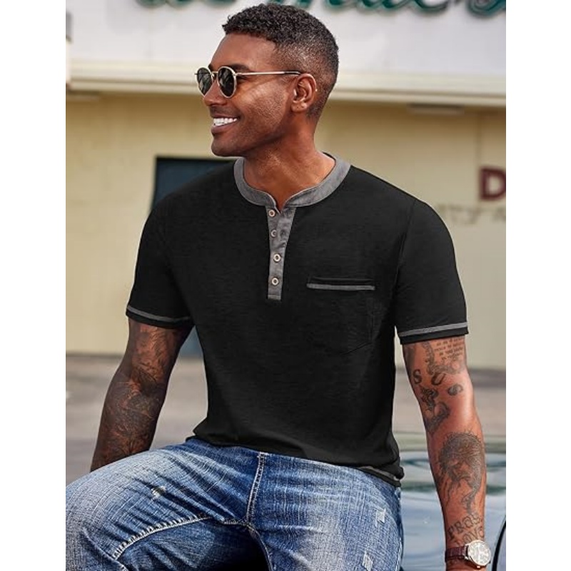 Mens Henley Shirts