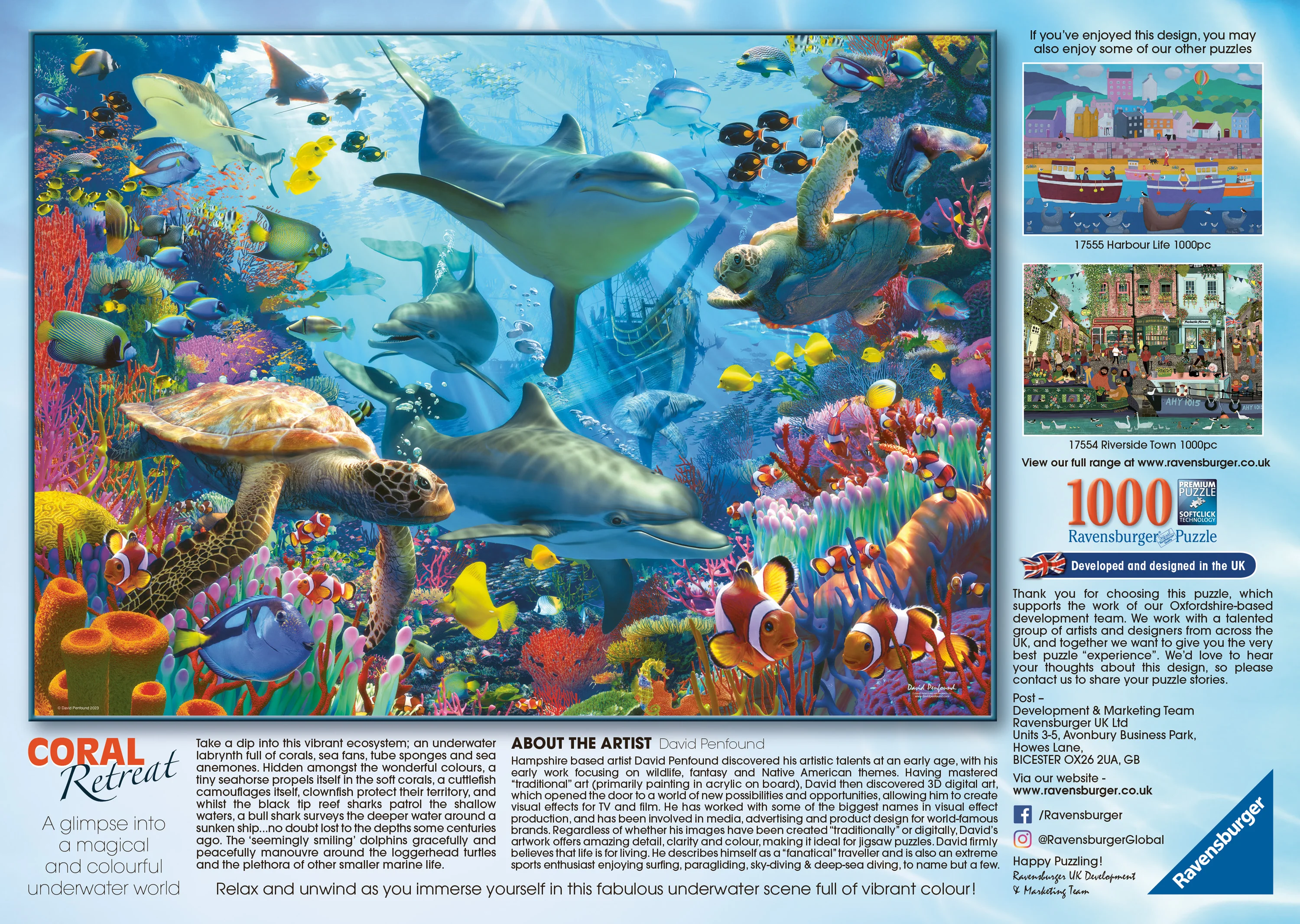 Coral Retreat – 1000 Piece Jigsaw Puzzle (Ravensburger)