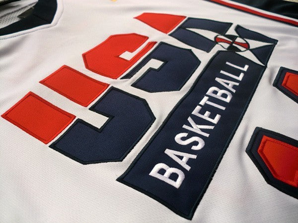 1:1 double layer solid embroidery player version Mengyi Replica #14 Barkley white suit