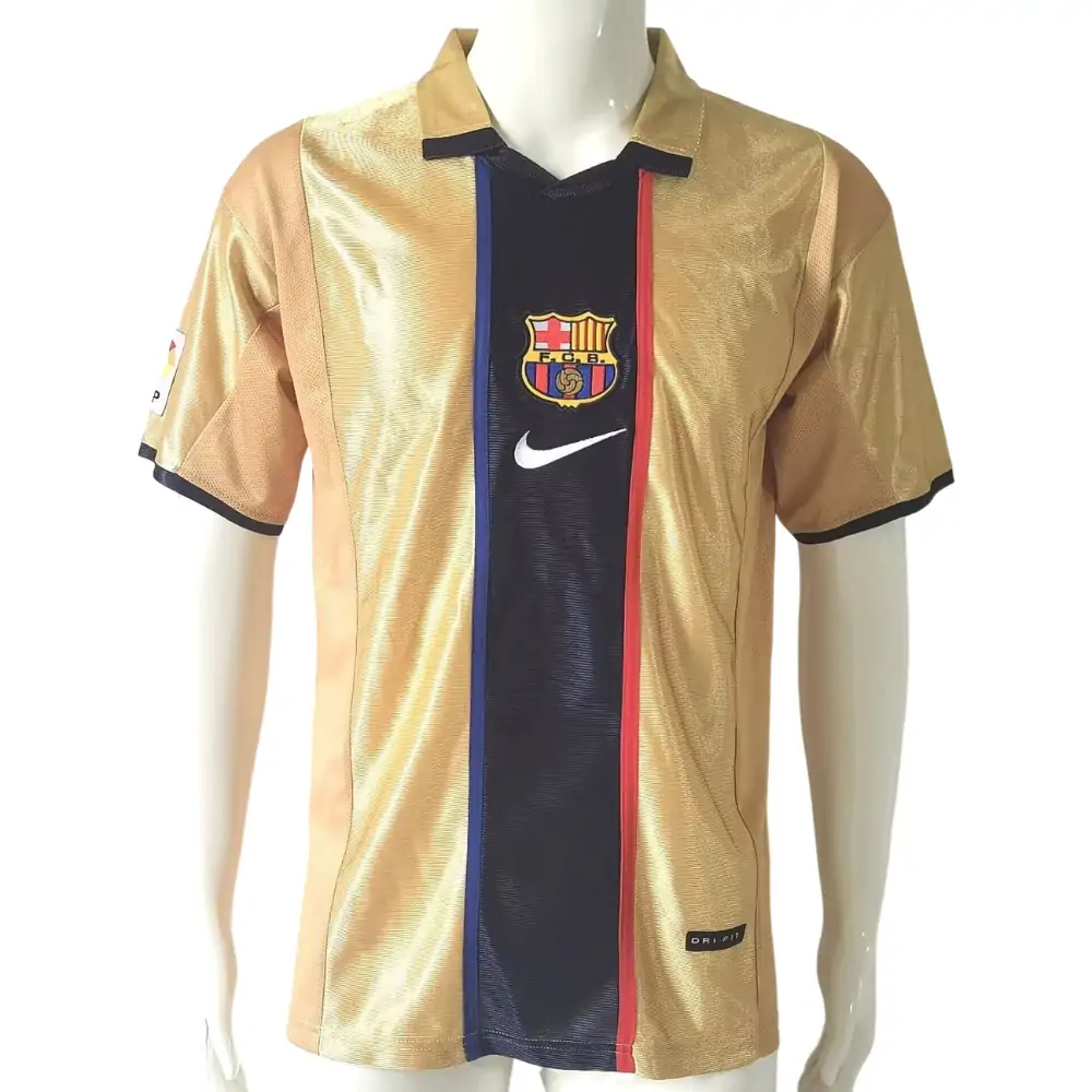 2001/02 Barcelona Away Retro Jersey