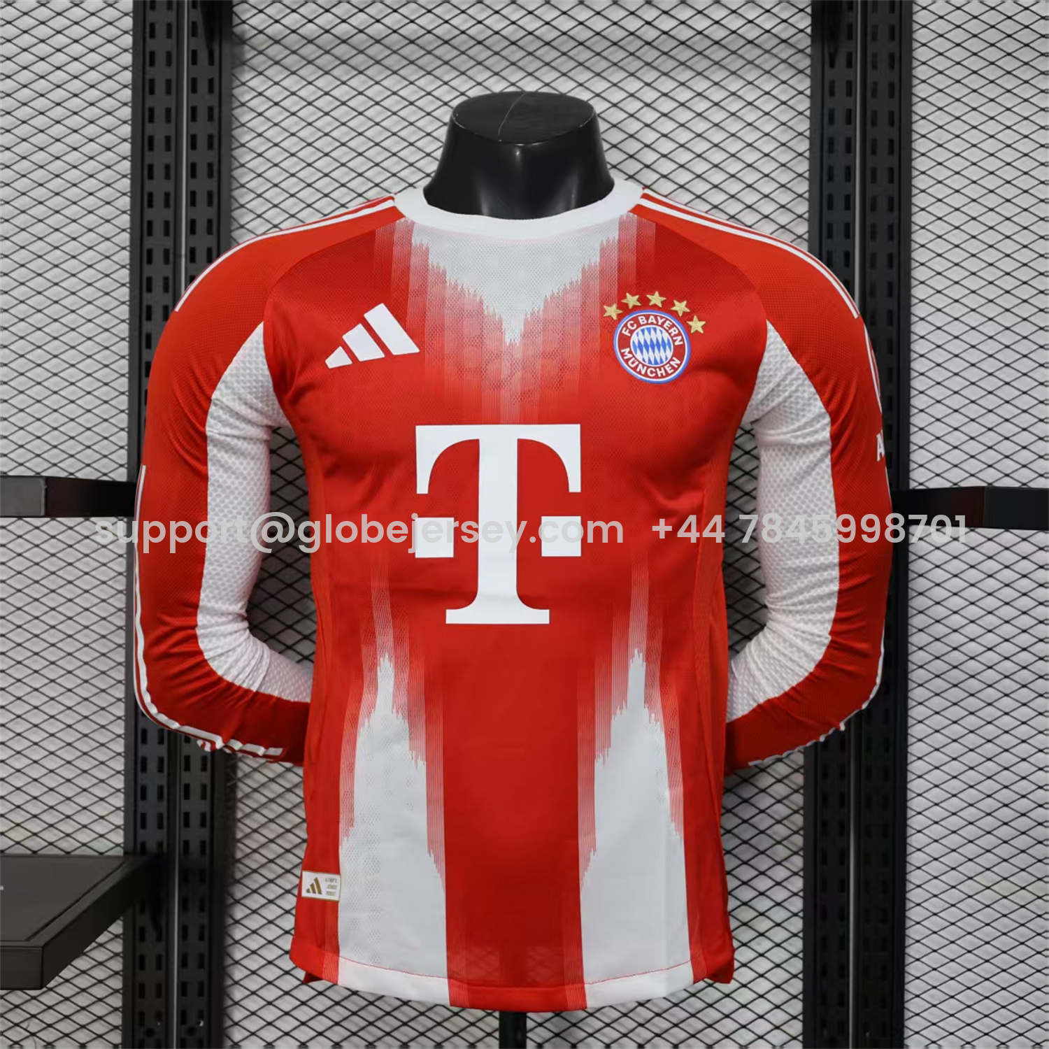Bayern Munich 25-26 Home Long Sleeves Jersey - Player Version