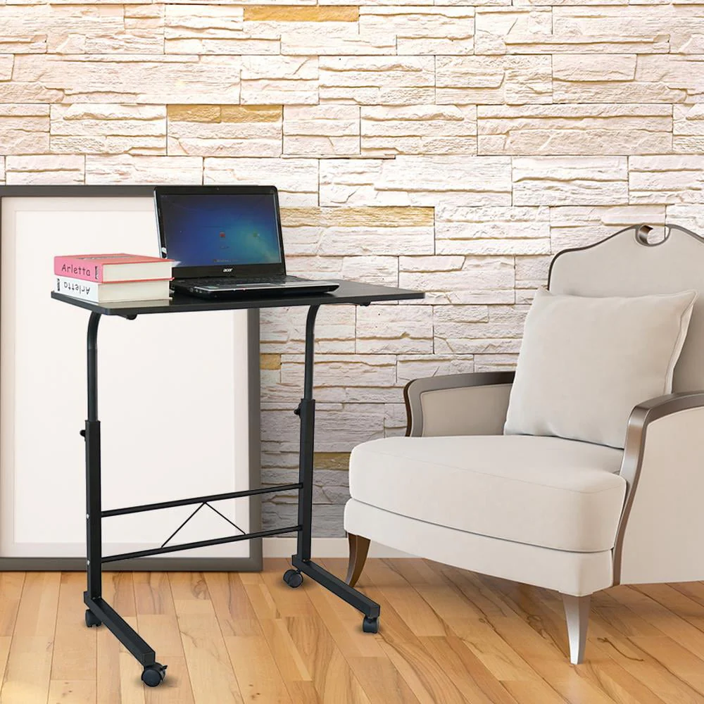 Zimtown Removable Laptop Table Stand Height Adjustable Computer Desk Sofa Bed Tray Black