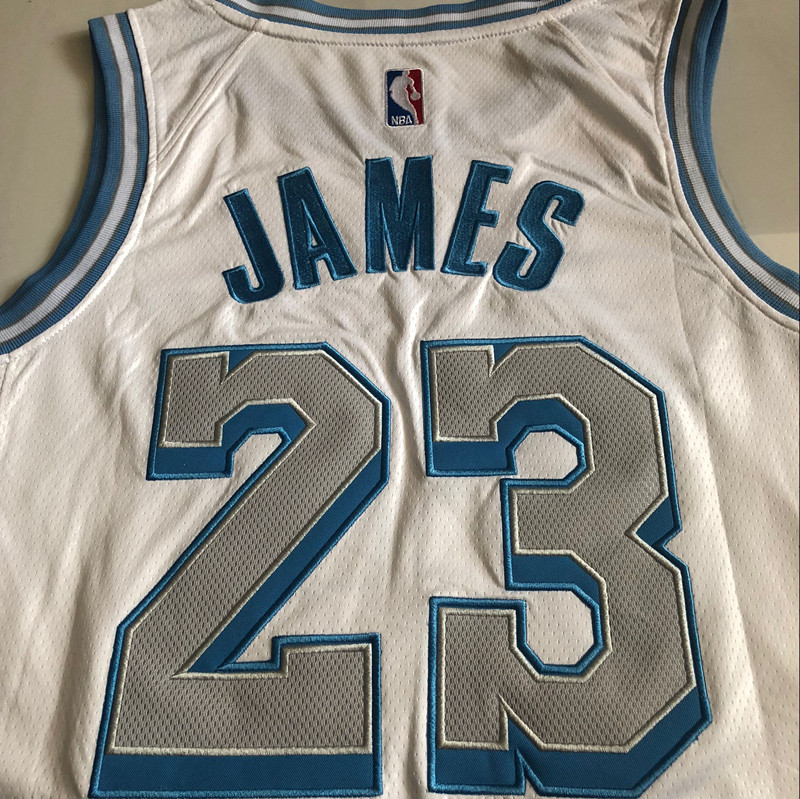 LeBron James Los Angeles Lakers  White 23 MN
