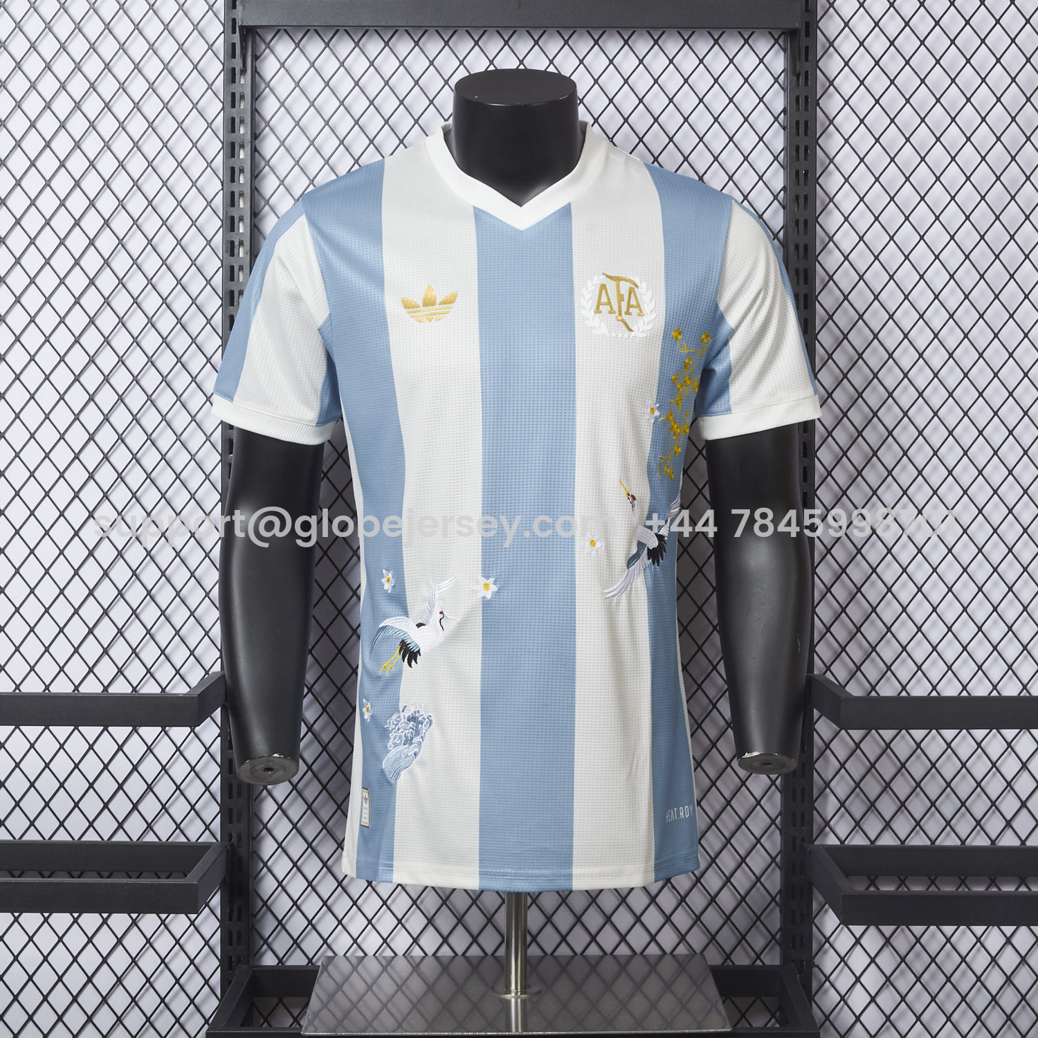 【Embroidered Flower Version】Argentina 25-26 50th Anniversary Jersey - Player Version