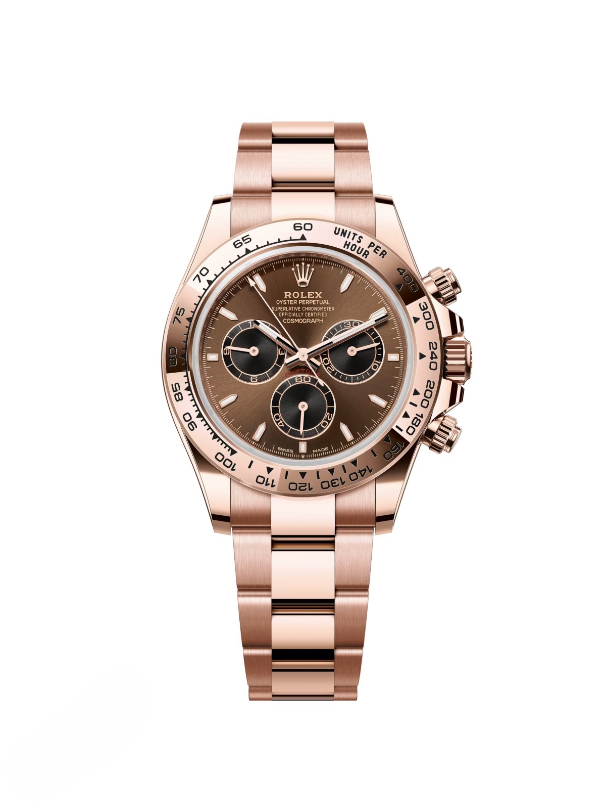 【Super Clone】Rolex Daytona 40mm Rose GoldChocolate Dial  m126505-0005