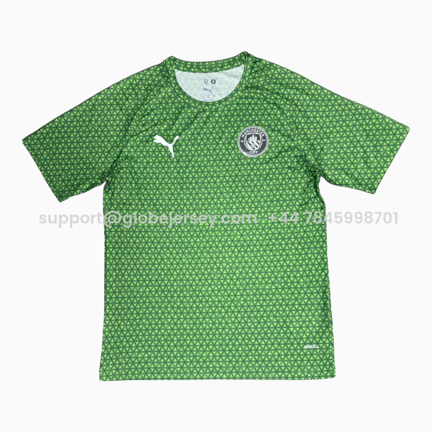 Manchester City 25-26 Green Pre-Match Training Jersey - Fans Version