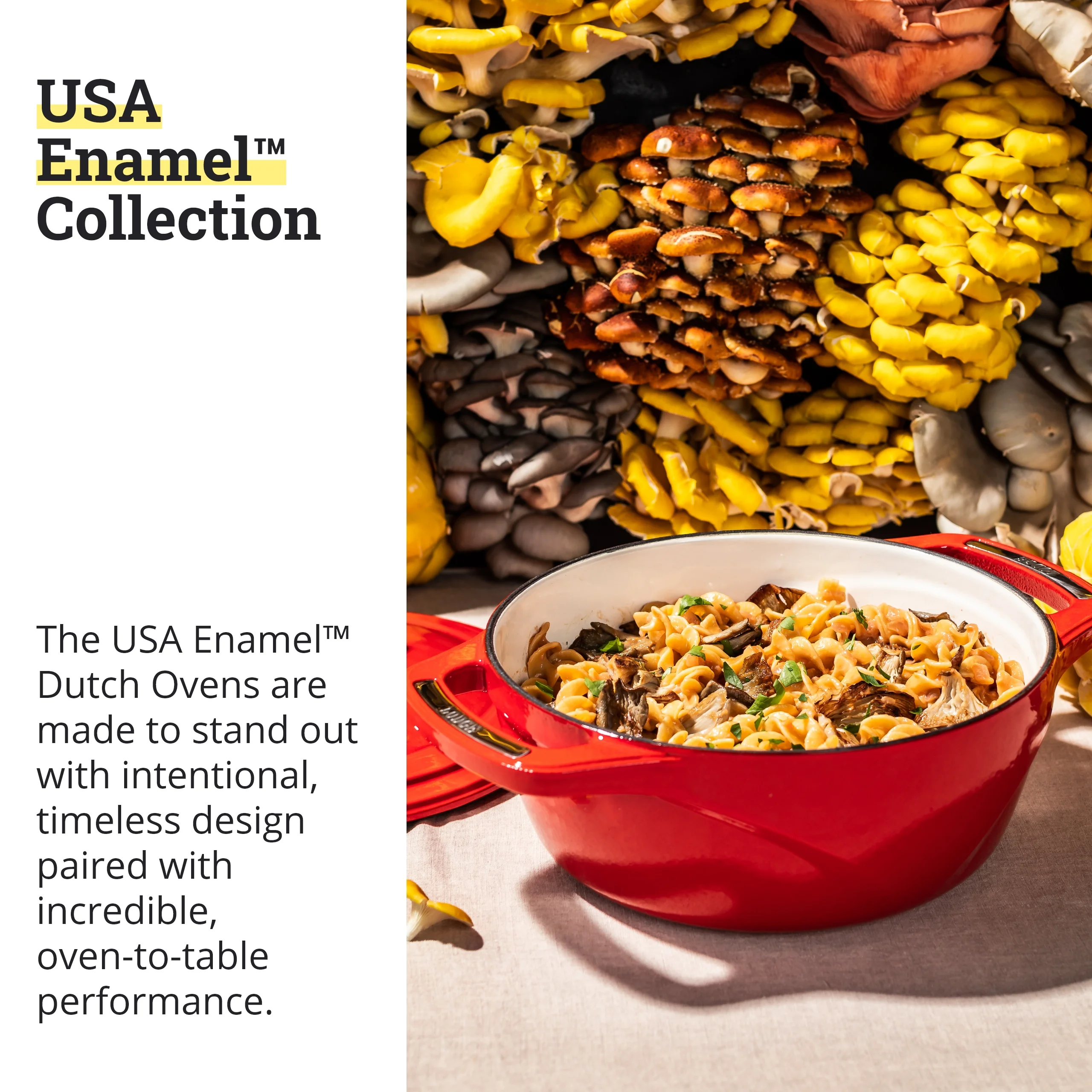 Lodge USA Enamel Dutch Oven, 4.5 qt., Red