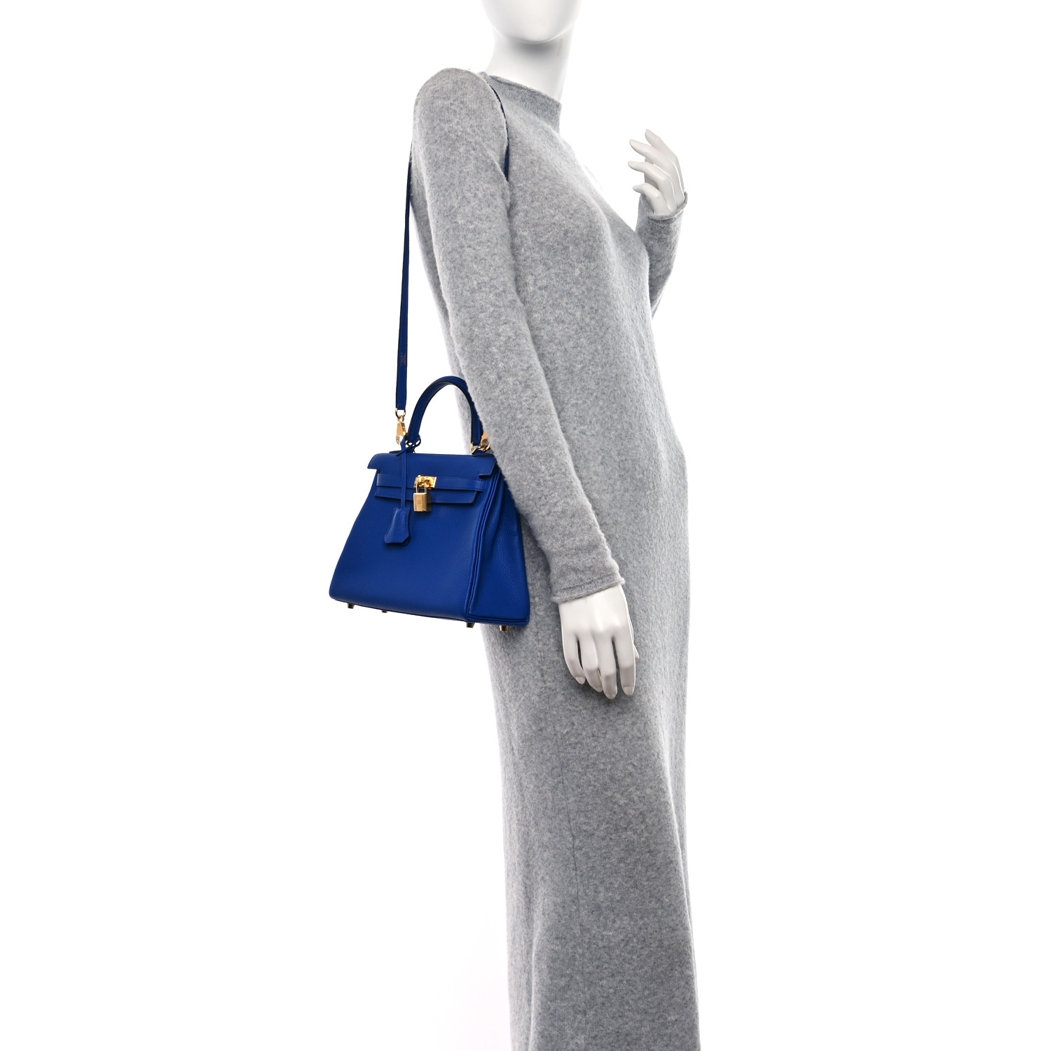 Togo Kelly Retourne 25 Bleu Royal