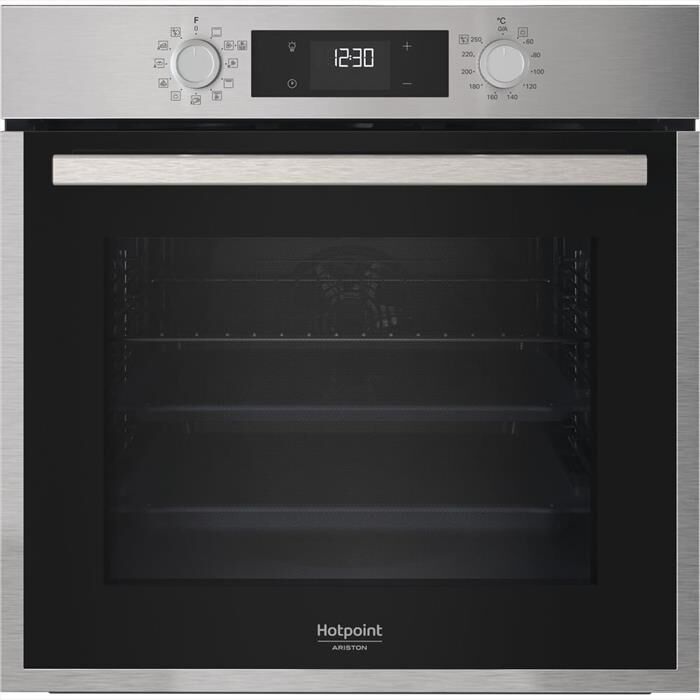 HOTPOINT ARISTON - Forno incasso elettrico HAO 458H X  Classe A+-Black,Stainless steel
