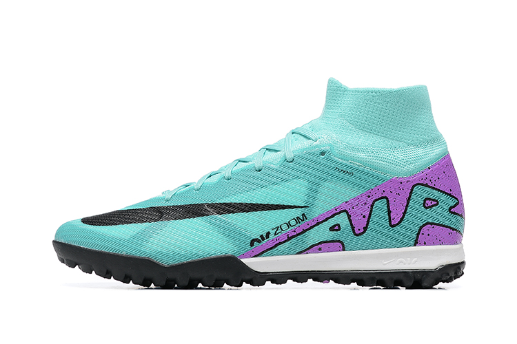 Assassin 15th generation high-top fully knitted waterproof MD air cushion grass stud football shoes