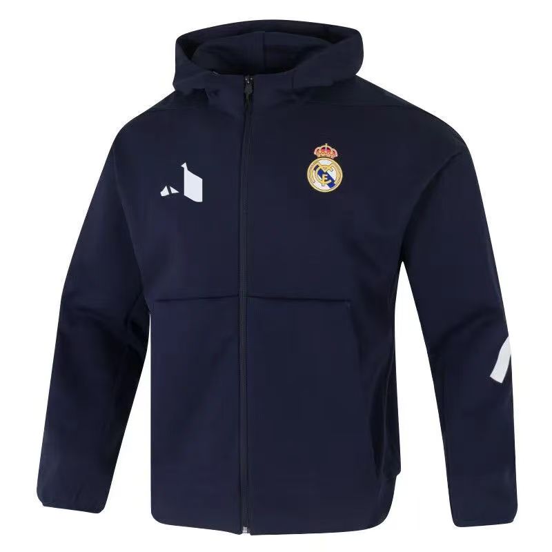 2025-26 Real Madrid Hooded Jacket Coat