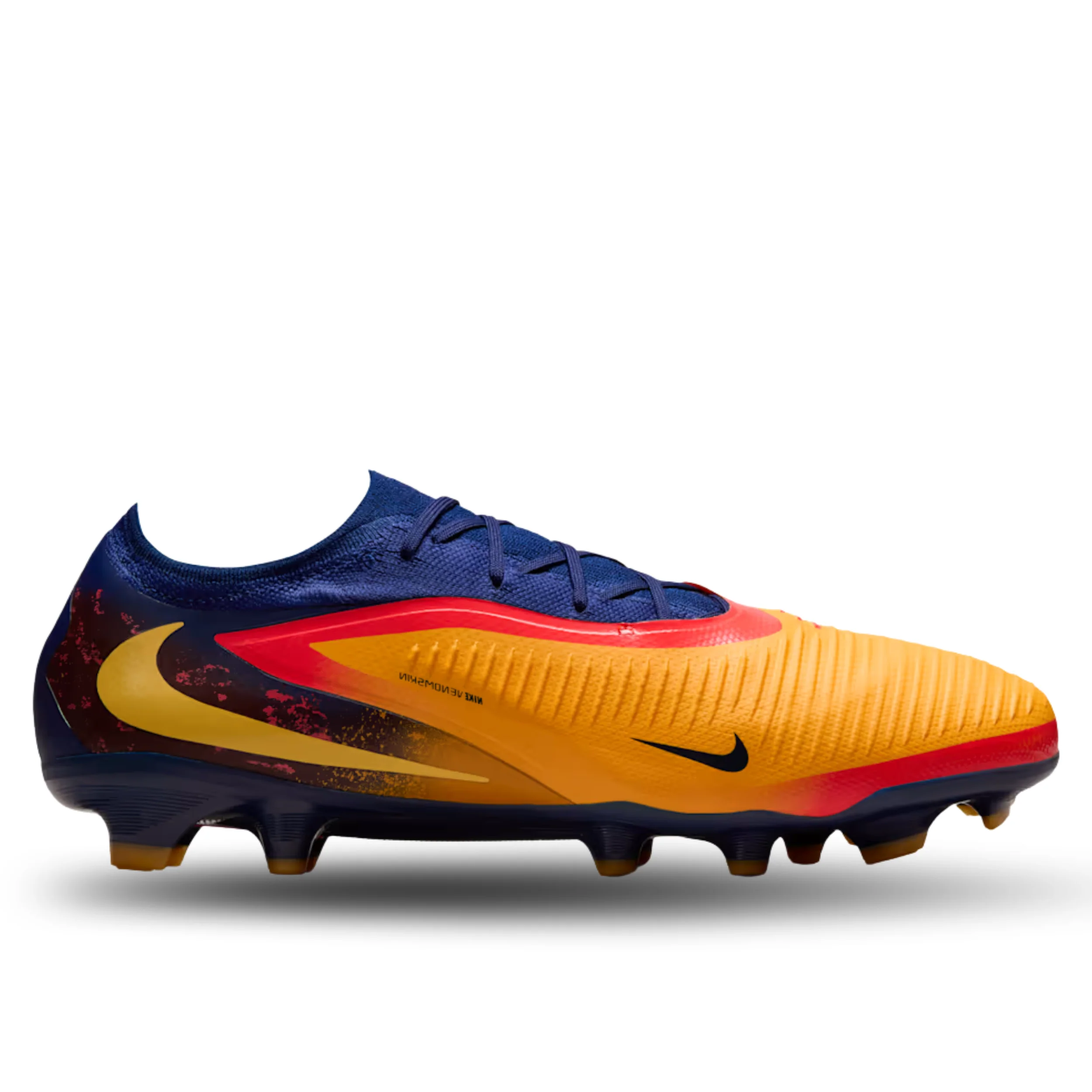 Nike Phantom 6 Low Pro Erling Haaland Firm Ground Soccer Cleats (Laser Orange/Lemon Venom)