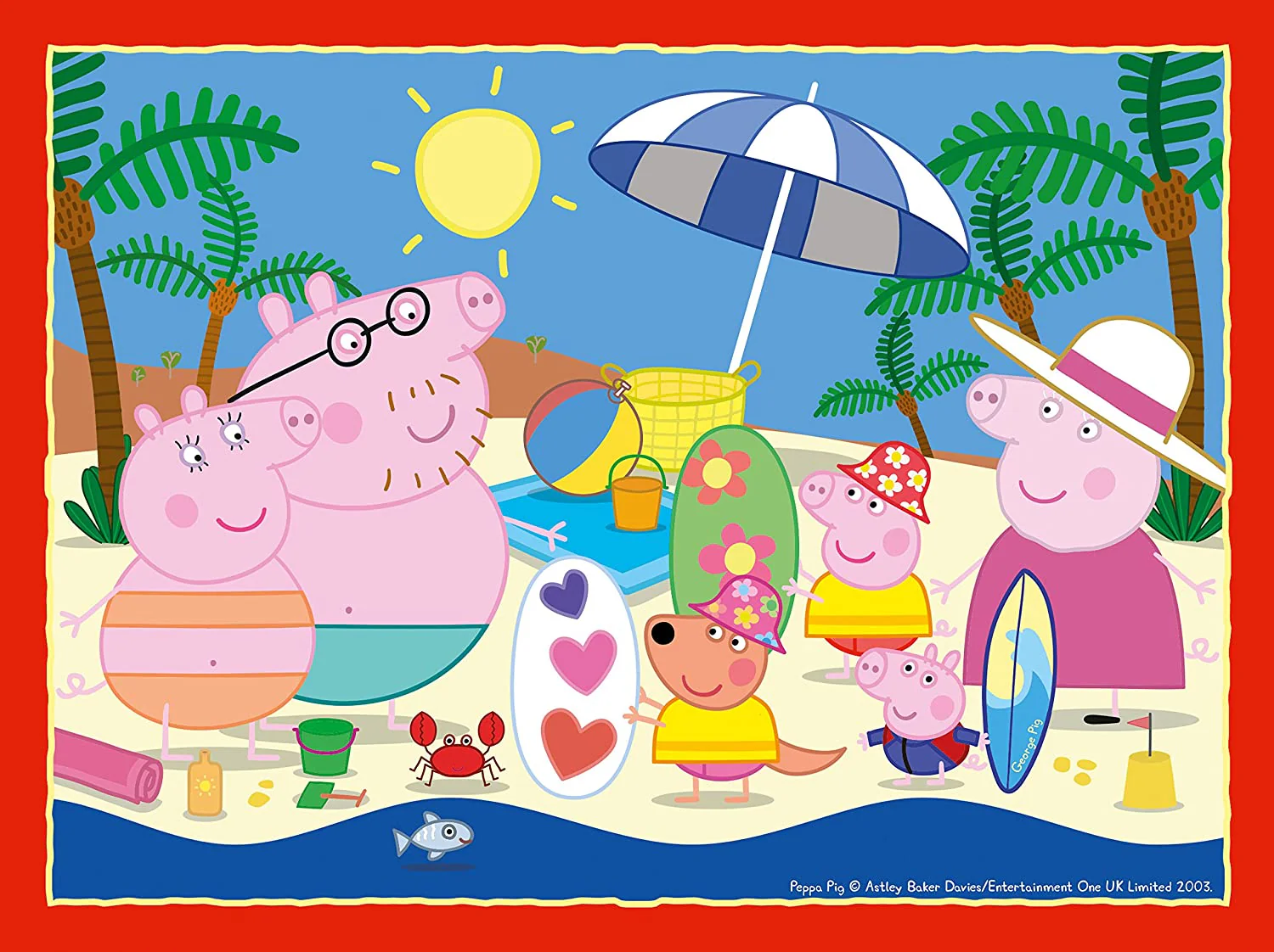 Peppa Pig 4 in a Box – 12, 16, 20, 24 Piece Jigsaw Puzzles (Ravensburger)