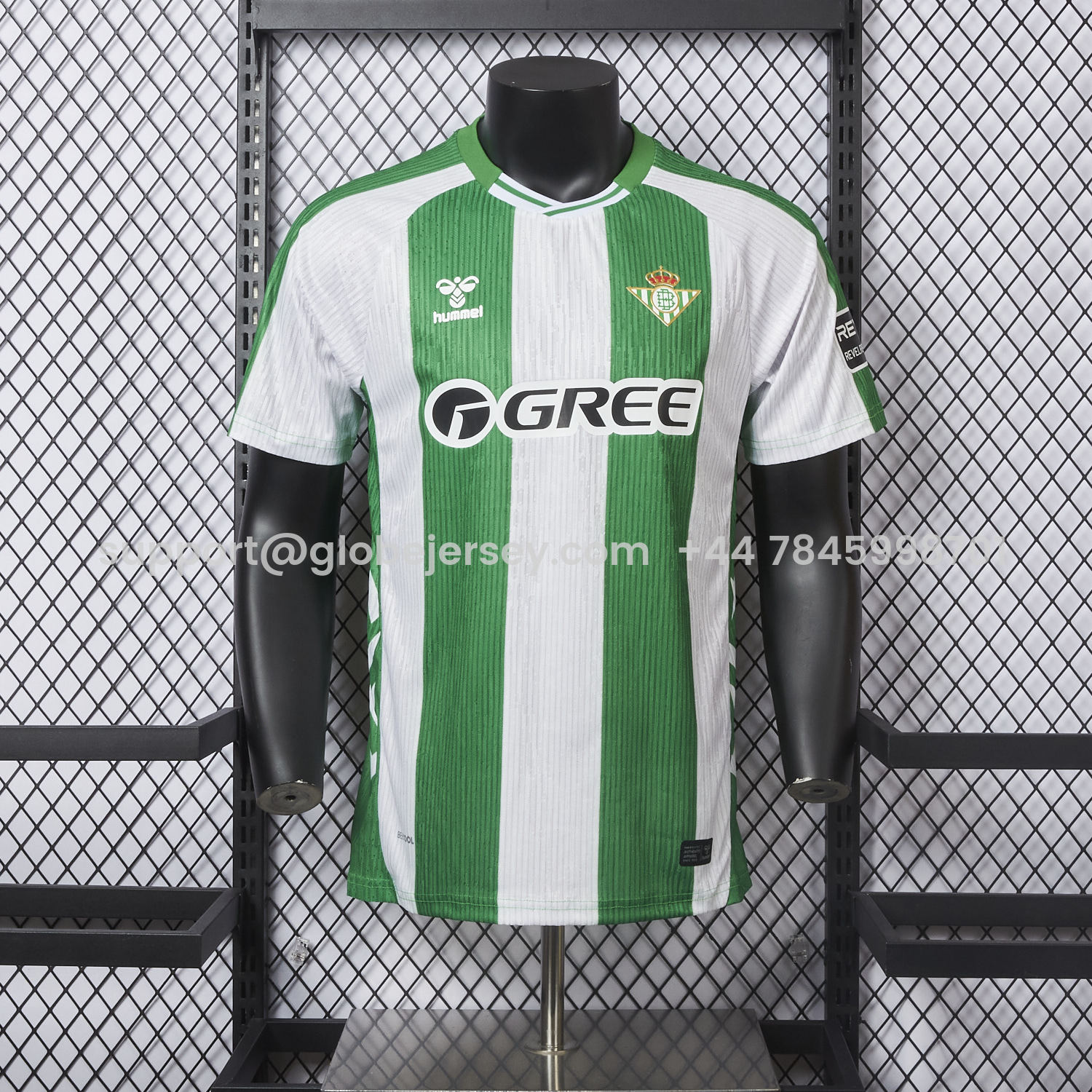 Real Betis 25-26 Home Stripes Jersey - Player Version