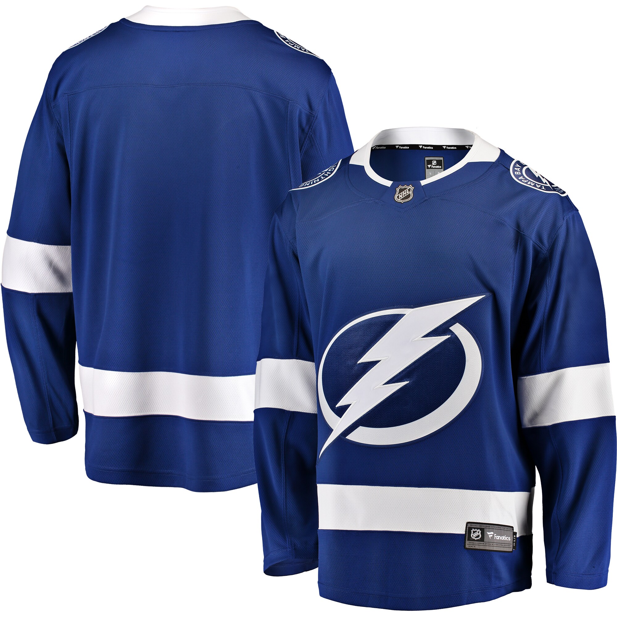 Tampa Bay Lightning Fanatics Breakaway Home Jersey – Blue