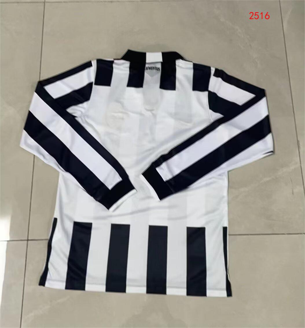 2014/2015 Juventus Home Long Sleeve Retro Jersey - Fans Edition