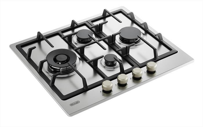 DE LONGHI - Piano cottura a gas YLG 60 RFX 60 cm-Inox